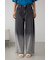 【堀田茜さん着用アイテム】AZUL DENIM グラデーションワイドデニム