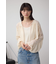【堀田茜さん着用アイテム】ボリュームギャザーショートボレロ
