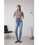 AZUL DENIM ハイウエストボタンリペアスキニー