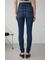 AZUL DENIM ハイウエストボタンリペアスキニー