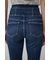 AZUL DENIM ハイウエストボタンリペアスキニー
