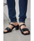 AZUL DENIM ハイウエストボタンリペアスキニー