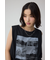 C／T冷感フォトプリントノースリーブTシャツ