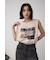 C／T冷感フォトプリントノースリーブTシャツ