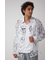 シアーマーブル総柄シャツ