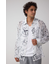 シアーマーブル総柄シャツ