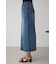 C／T冷感サイドゴムデニムスカート
