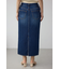 C／T冷感サイドゴムデニムスカート