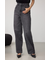 AZUL DENIM ハイウエストワイドロング丈