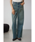 AZUL DENIM ハイウエストワイドロング丈