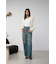 AZUL DENIM ハイウエストワイドロング丈