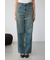 AZUL DENIM ハイウエストワイドロング丈