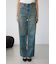 AZUL DENIM ハイウエストワイドロング丈