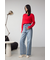 AZUL DENIM ハイウエストワイドロング丈
