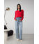 AZUL DENIM ハイウエストワイドロング丈
