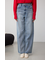 AZUL DENIM ハイウエストワイドロング丈