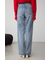 AZUL DENIM ハイウエストワイドロング丈