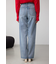 AZUL DENIM ハイウエストワイドロング丈