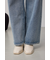 AZUL DENIM ハイウエストワイドロング丈
