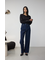 AZUL DENIM ハイウエストワイドロング丈