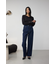 AZUL DENIM ハイウエストワイドロング丈
