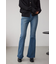 AZUL DENIM フレアデニムロング丈