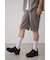 C／Tフェイクスウェードショートパンツセットアップ