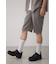 C／Tフェイクスウェードショートパンツセットアップ