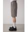 C／Tフェイクスウェードショートパンツセットアップ