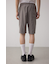 C／Tフェイクスウェードショートパンツセットアップ