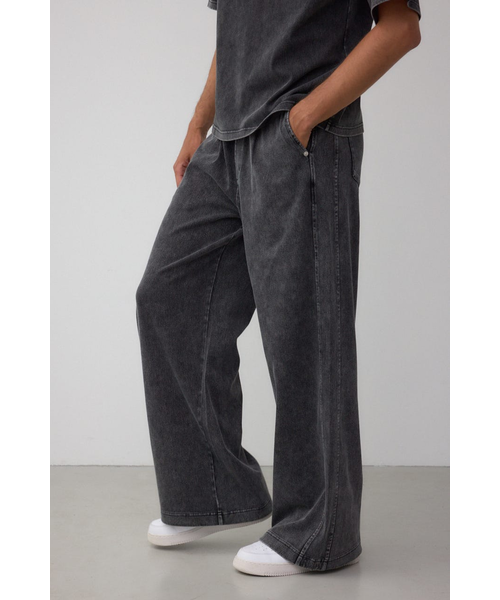 C／Tフェードデニムワイドパンツ｜アズールバイマウジーの通販｜&mall