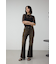 【堀田茜さん着用アイテム】AZUL DENIM スウィッチングフレアデニム