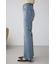 【堀田茜さん着用アイテム】AZUL DENIM スウィッチングフレアデニム