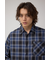 C／Tライトオンブレーチェックシャツ