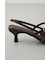 【堀田茜さん着用アイテム】ポインテッドベルトデザインパンプス