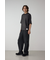 レザーライク半袖Tシャツ