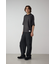 レザーライク半袖Tシャツ