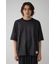 レザーライク半袖Tシャツ