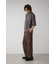 レザーライク半袖Tシャツ