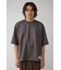 レザーライク半袖Tシャツ