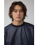 レザーライク半袖Tシャツ