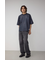 レザーライク半袖Tシャツ