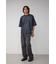 レザーライク半袖Tシャツ