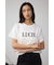 C／T冷感レースロゴTシャツ