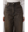 AZUL DENIM オーバーダイワイドストレート