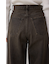 AZUL DENIM オーバーダイワイドストレート