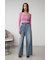 AZUL DENIM オーバーダイワイドストレート