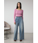 AZUL DENIM オーバーダイワイドストレート