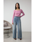 AZUL DENIM オーバーダイワイドストレート