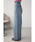 AZUL DENIM オーバーダイワイドストレート